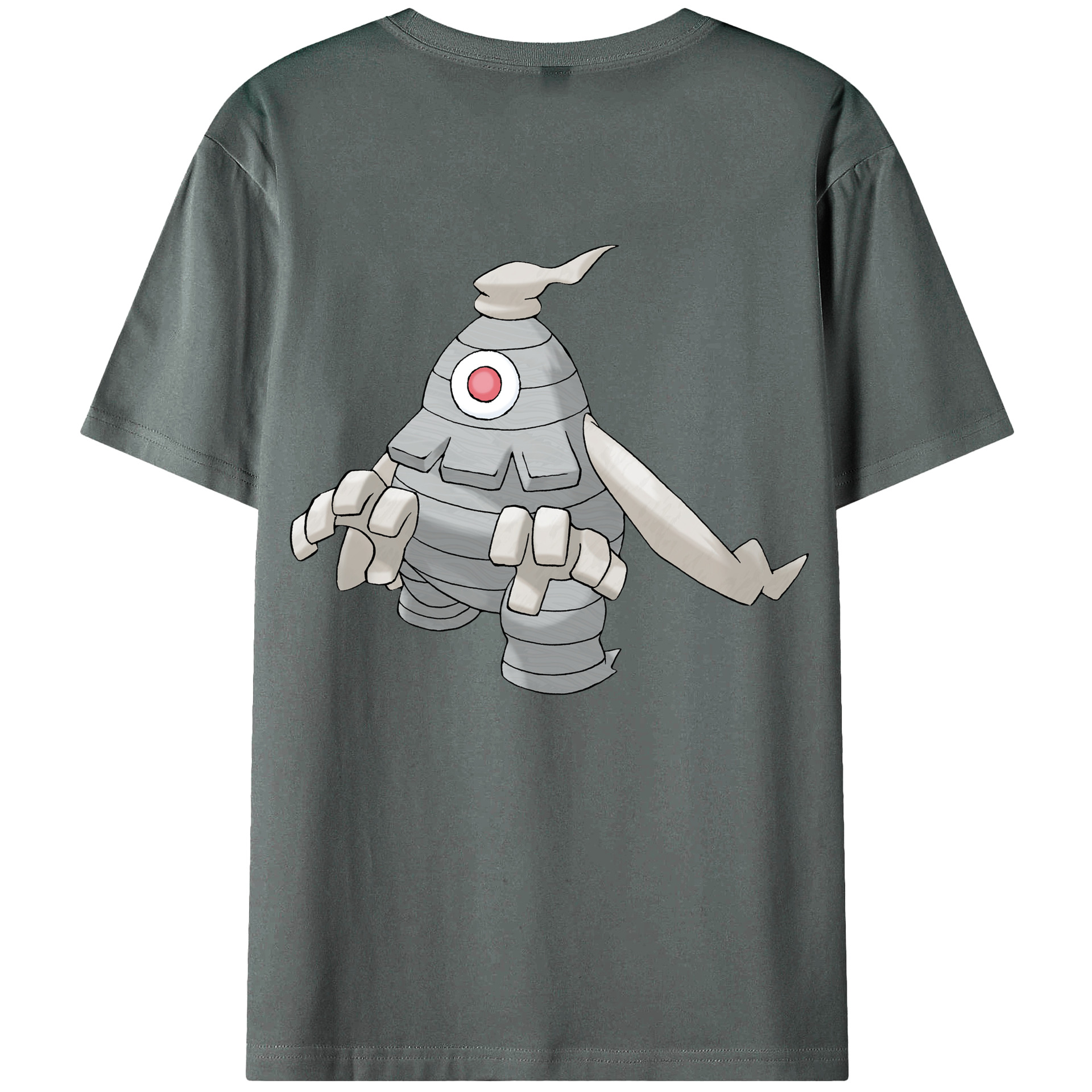 （画像用） ポケットモンスター Pokémon 綿100％ メンズ半袖Tシャツ（バックプリント） 通気性